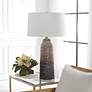 6_Uttermost Padma 31" High Ivory Chocolate Ombre Ceramic Table Lamp more views