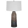 7_Uttermost Padma 31" High Ivory Chocolate Ombre Ceramic Table Lamp more views