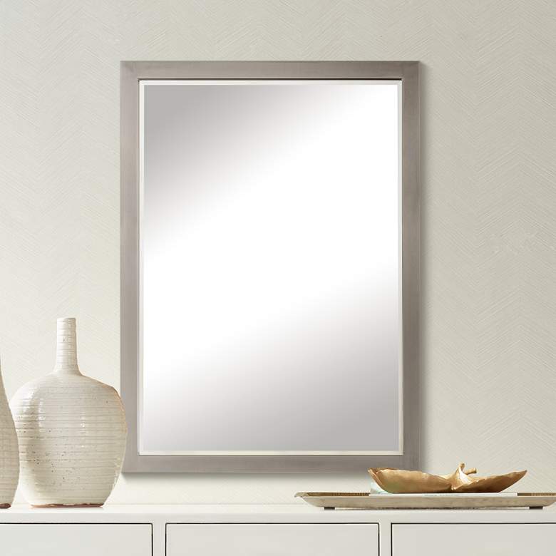 Image 1 Uttermost Palais Beaded 30" x 40" Gold Wall Mirror