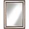 Uttermost Palais Bronze 30" x 40" Beaded Wall Mirror