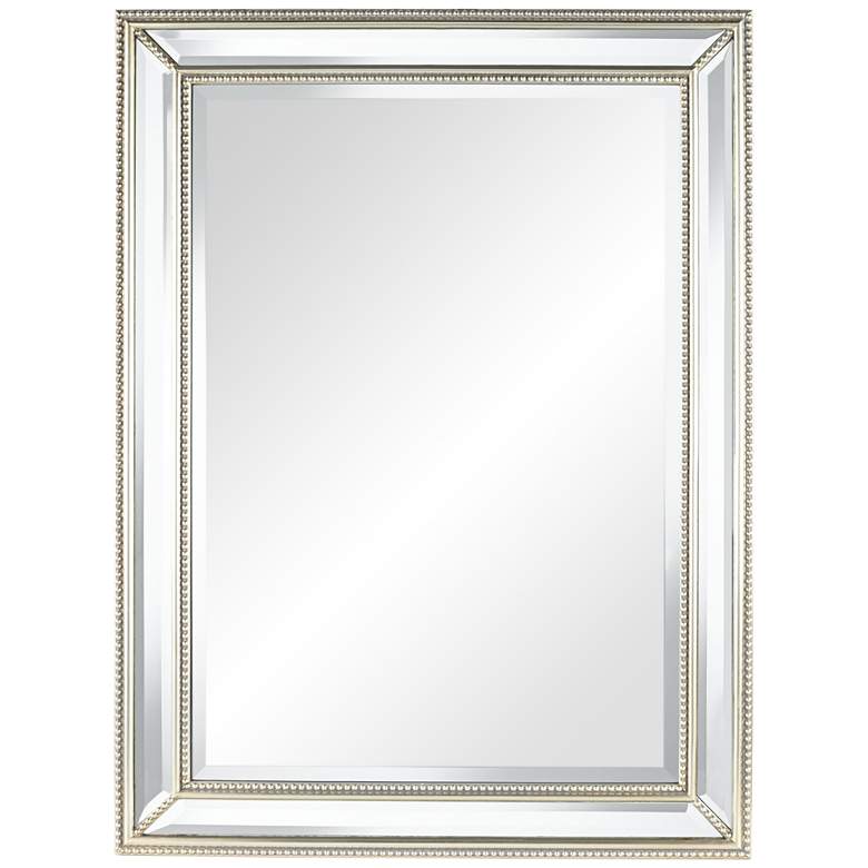 Image 3 Uttermost Palais Silver 30" x 40" Beaded Wall Mirror