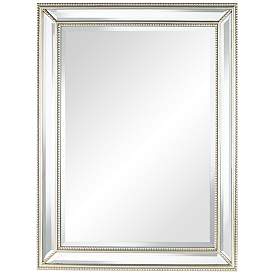 Image3 of Uttermost Palais Silver 30" x 40" Beaded Wall Mirror