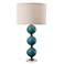 Uttermost Palawan 31 1/4" High Turquoise Blue Glaze Ceramic Table Lamp
