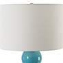 5_Uttermost Palawan 31 1/4" High Turquoise Blue Glaze Ceramic Table Lamp more views