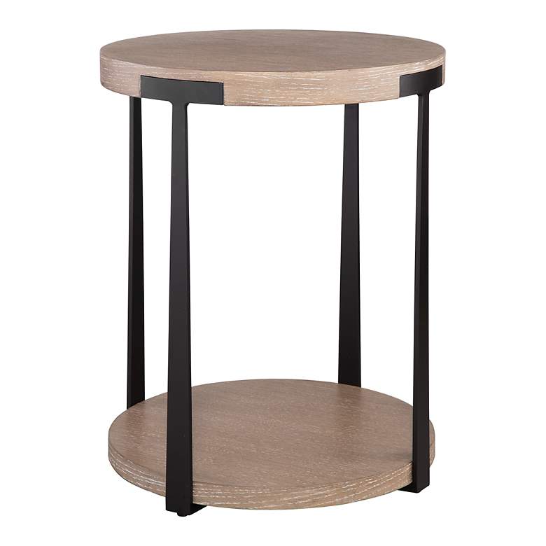 Image 2 Uttermost Palisade 24" High Natural Side Table