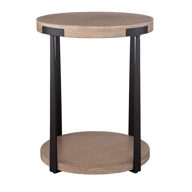 Image 4 Uttermost Palisade 24" High Natural Side Table more views