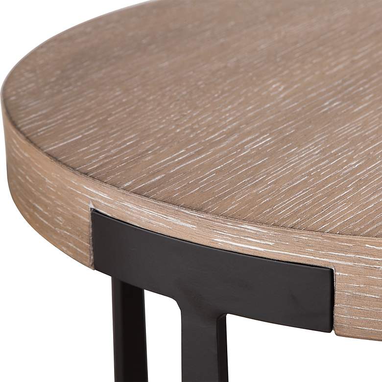Image 5 Uttermost Palisade 24" High Natural Side Table more views