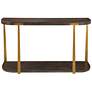 Uttermost Palisade 54" Wide Coffee Wood Console Table
