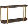 Uttermost Palisade 54" Wide Coffee Wood Console Table