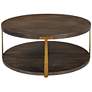 Uttermost Palisade Round Wood Coffee Table