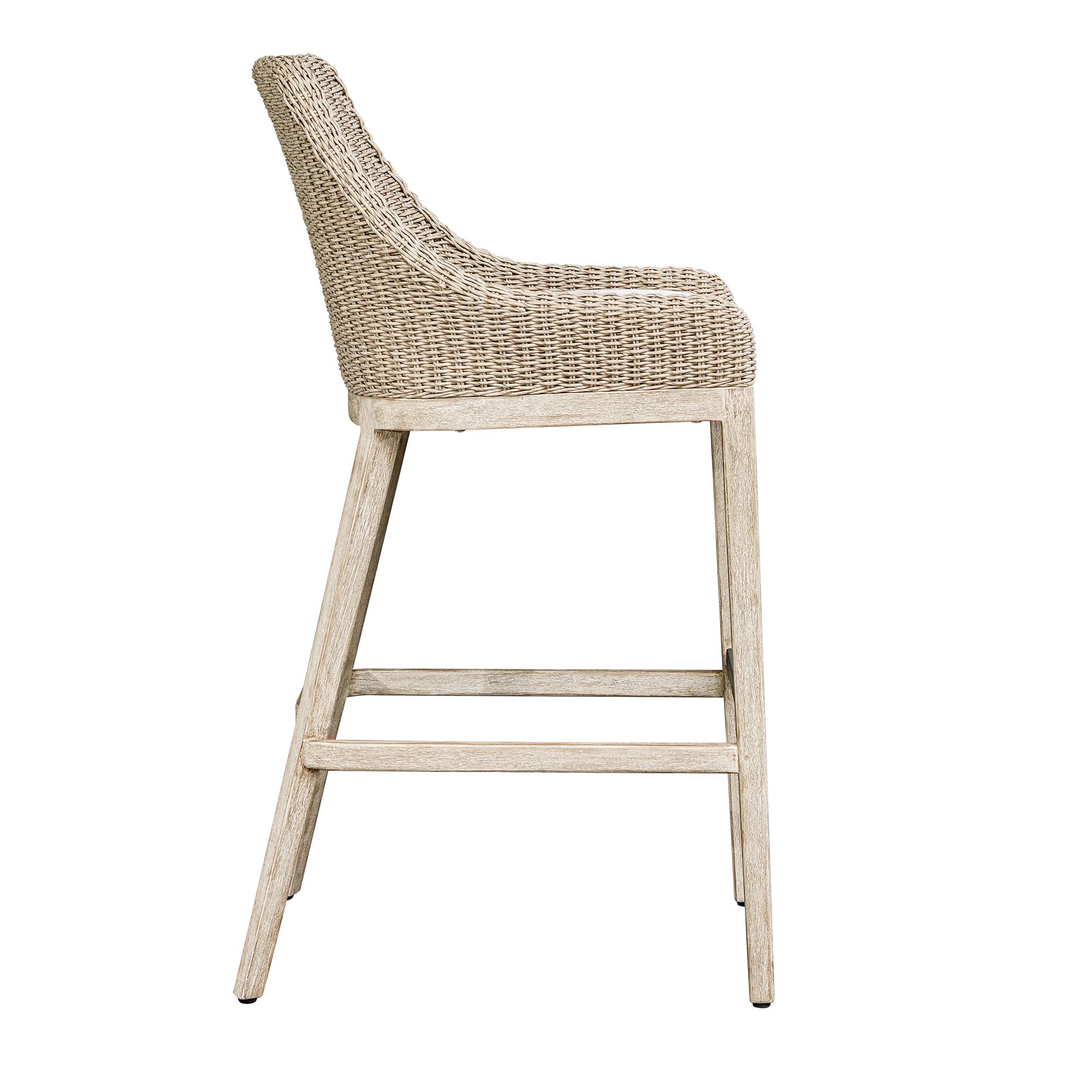 Uttermost Paloma Wicher Cushioned Outdoor Bar Stool