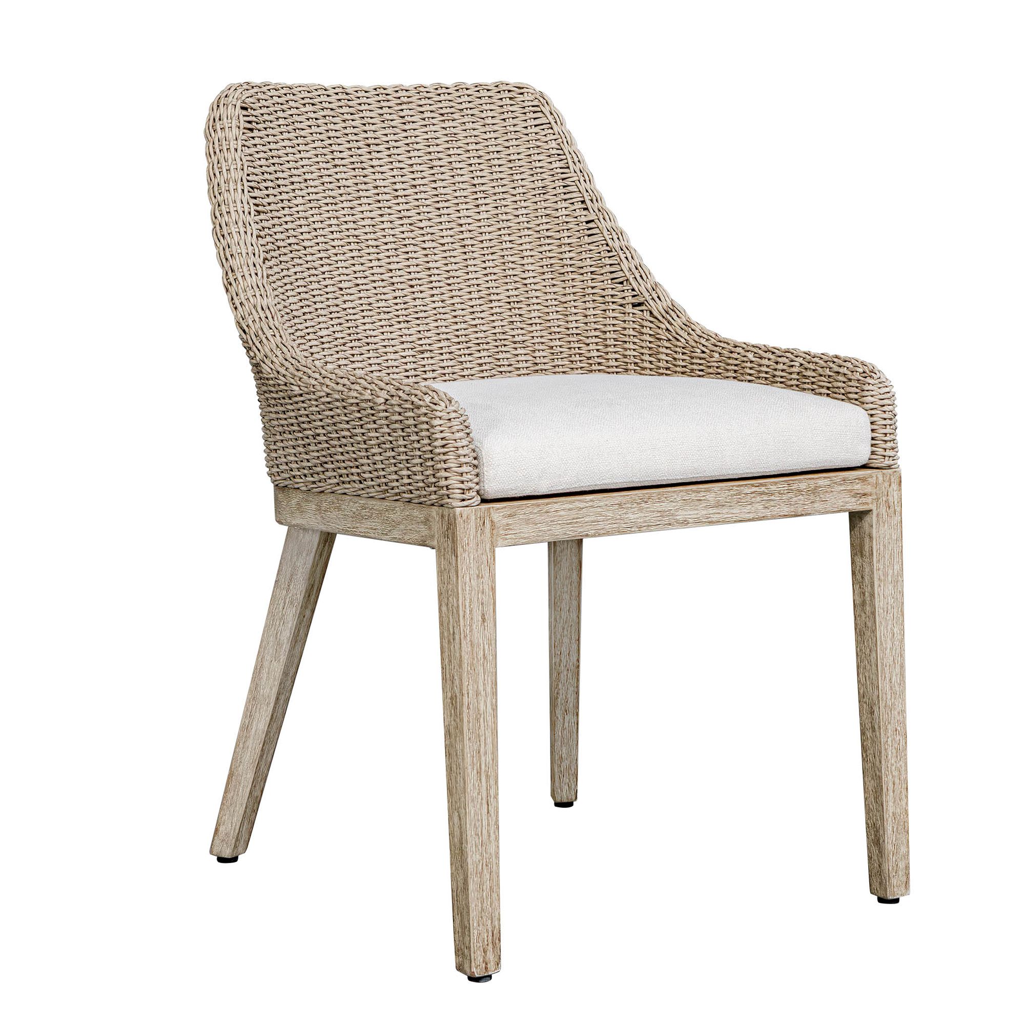 Uttermost Paloma Wicker Cushioned Outdoor Dining Chair
