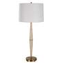 4_Uttermost Palu 37 1/2" Light Beige Travertine Column Table Lamp more views