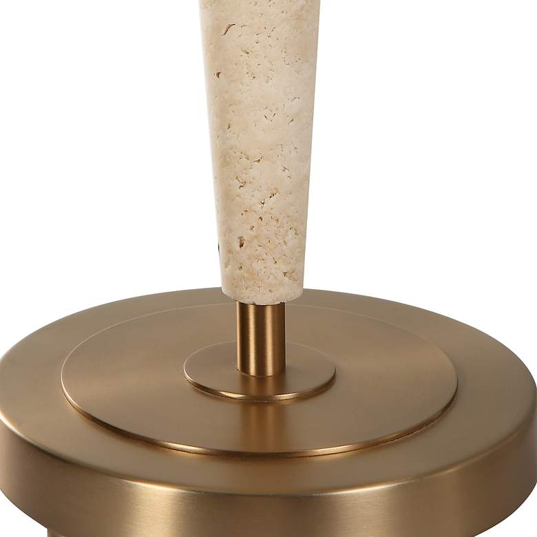 Image 3 Uttermost Palu Light Beige Travertine Table Lamp more views
