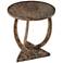 Uttermost Pandhari Honey Stain Wood Accent Table