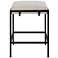 Uttermost Paradox 27" Matte Black Iron Counter Stool