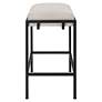 5_Uttermost Paradox 27" Matte Black Iron Counter Stool more views