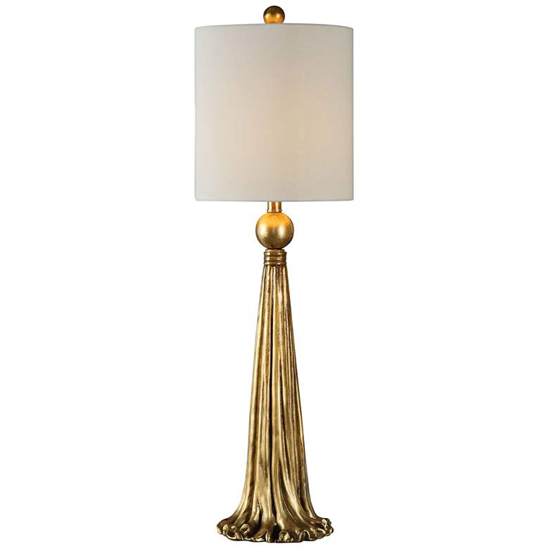Image 2 Uttermost Paravani 37 inch High Antique Metallic Gold Buffet Table Lamp