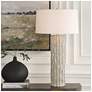 1_Uttermost Parilli 35" Taupe Gray Ceramic Table Lamp