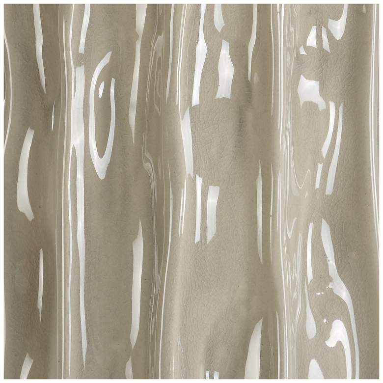 Image 5 Uttermost Parilli 35" Taupe Gray Ceramic Table Lamp more views