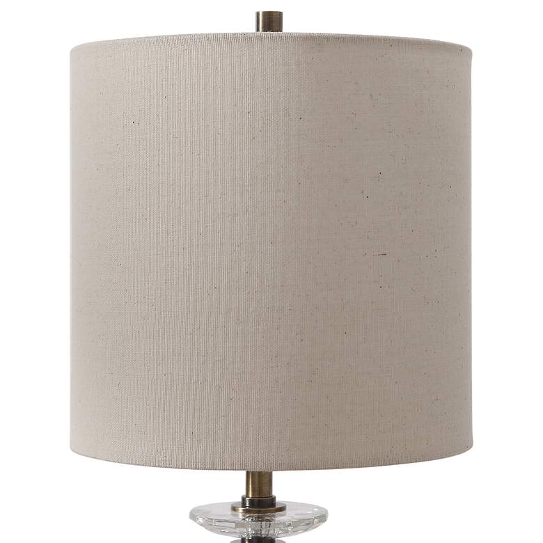 Image 6 Uttermost Parnell 33 3/4" Antiqued Brass Plated Buffet Table Lamp more views
