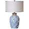 Uttermost Parterre 30" High Hammock Pale Blue Ceramic Table Lamp