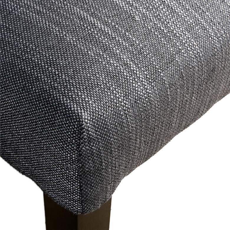 Image 4 Uttermost Patamon 25" Wide Gray Fabric Modern Dining Chairs Set of 2 more views