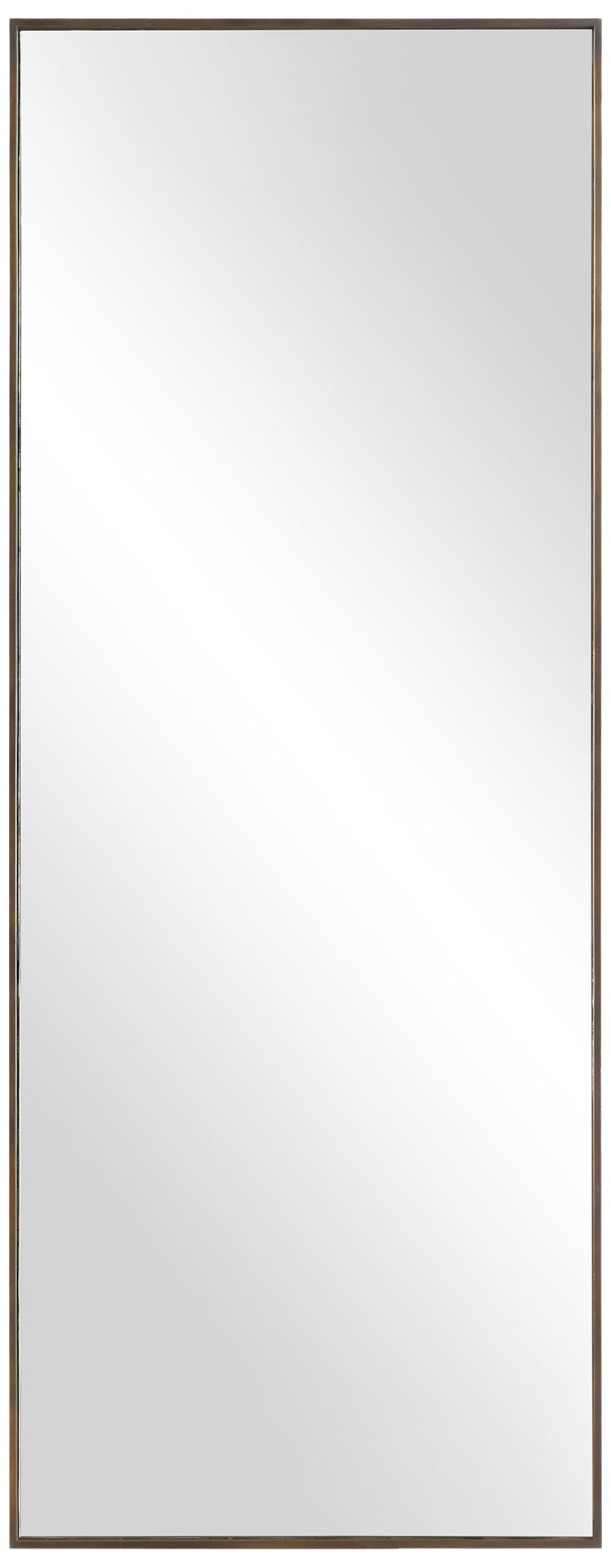 Image 2 Uttermost Patterson 72" High Bronze Framed Mirror