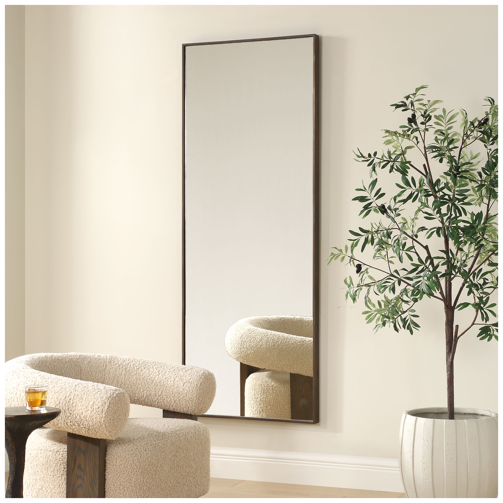 Image 3 Uttermost Patterson 72" High Bronze Framed Mirror more views