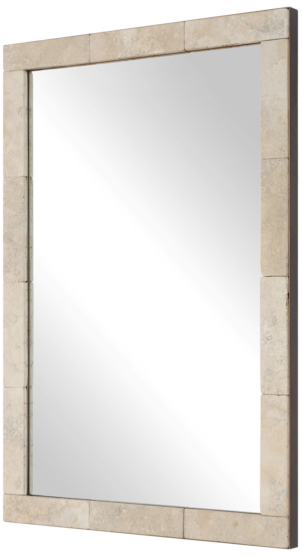 Image 4 Uttermost Pave 23 5/8" x 35 3/8" Travertine with Bronze Framed Wa more views