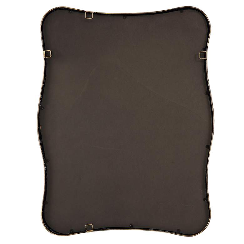 Image 7 Uttermost Pavia Antiqued Gold 28" x 36" Curvy Vanity Wall Mirror more views