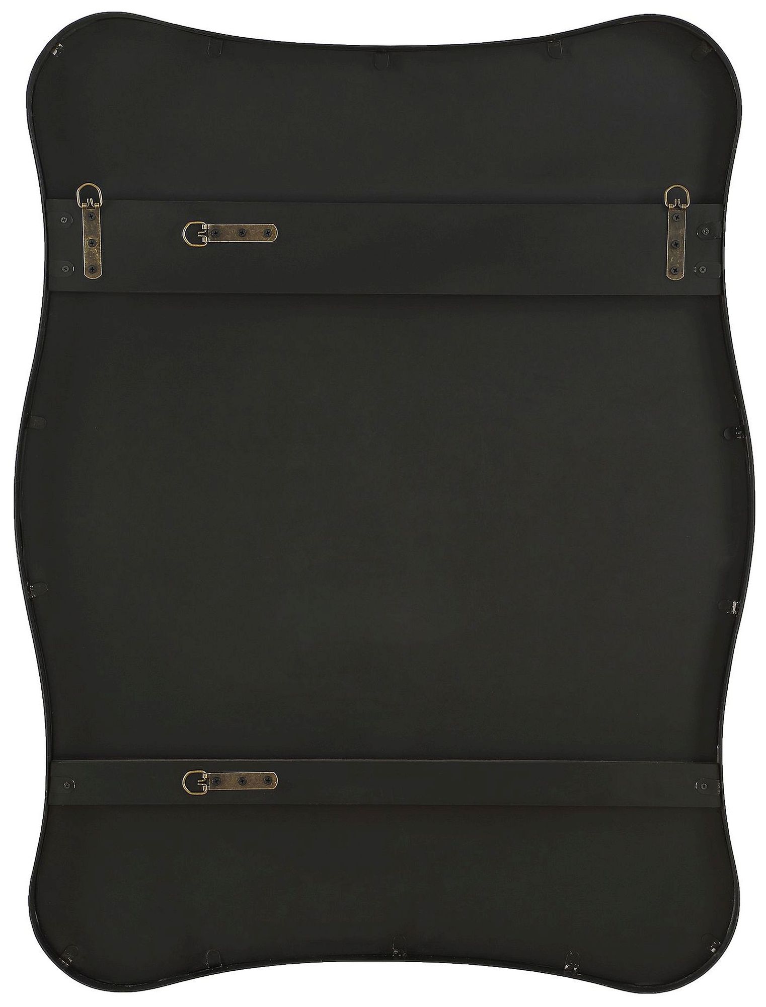 Image 6 Uttermost Pavia Black 28" x 36" Curvy Vanity Mirror more views