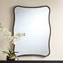1_Uttermost Pavia Dark Bronze 24" x 32" Curvy Wall Mirror