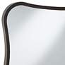 3_Uttermost Pavia Dark Bronze 24" x 32" Curvy Wall Mirror more views