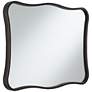 7_Uttermost Pavia Dark Bronze 24" x 32" Curvy Wall Mirror more views