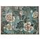 Uttermost Peach and Aqua 40" Wide Floral Wall Art