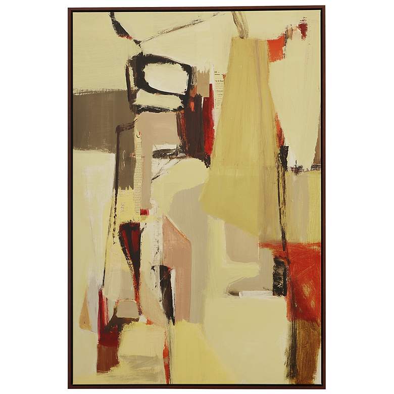 Image 2 Uttermost Peaches 55" Framed Canvas