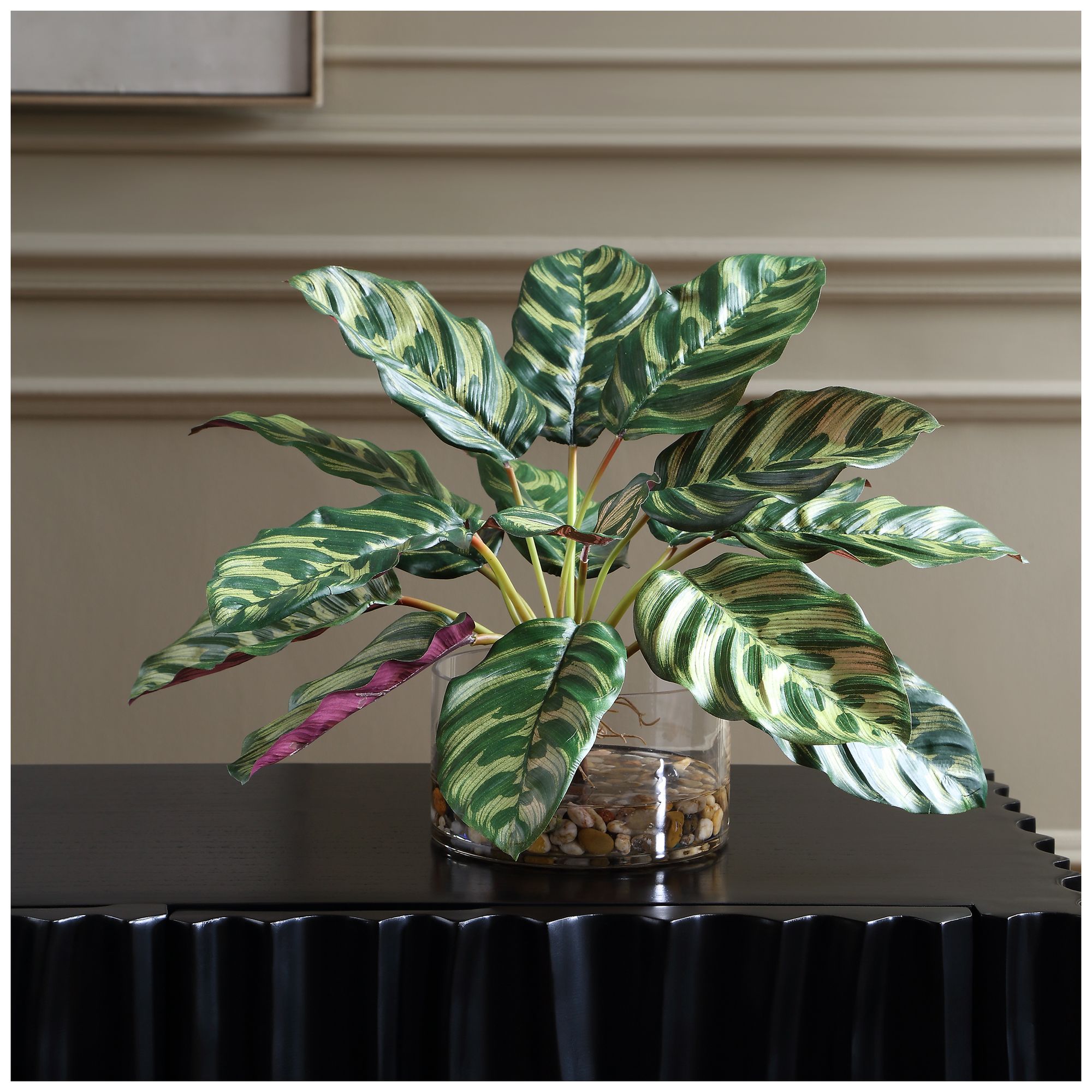 Image 3 Uttermost Peacock Faux Plant in Vase more views