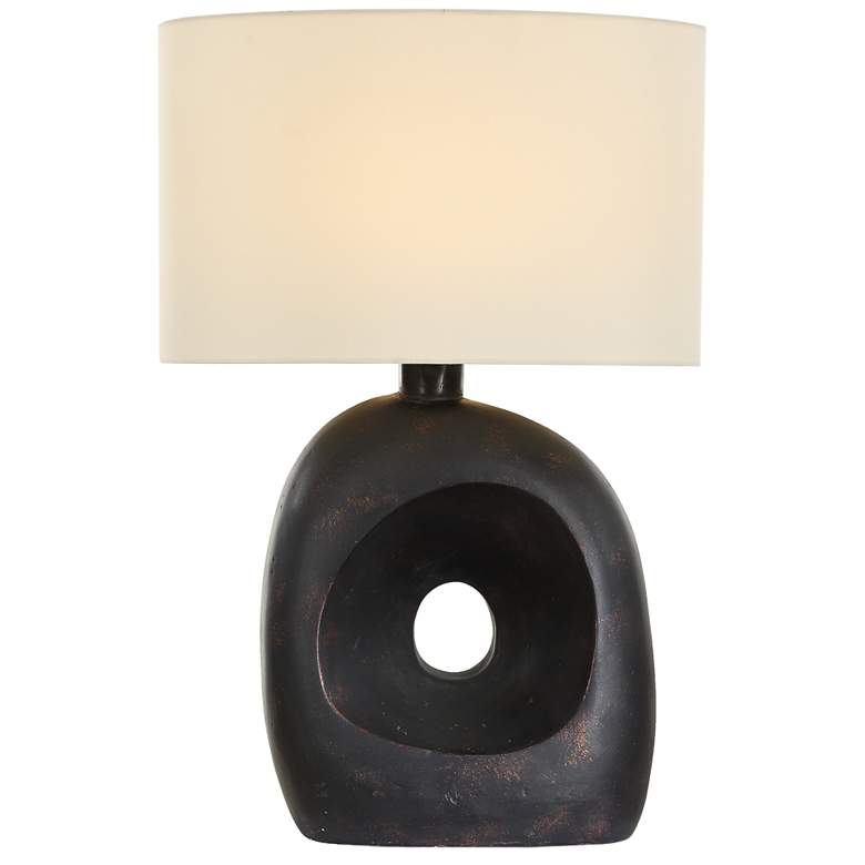 Image 2 Uttermost Peephole 26" Dark Bronze Outdoor Table Lamp