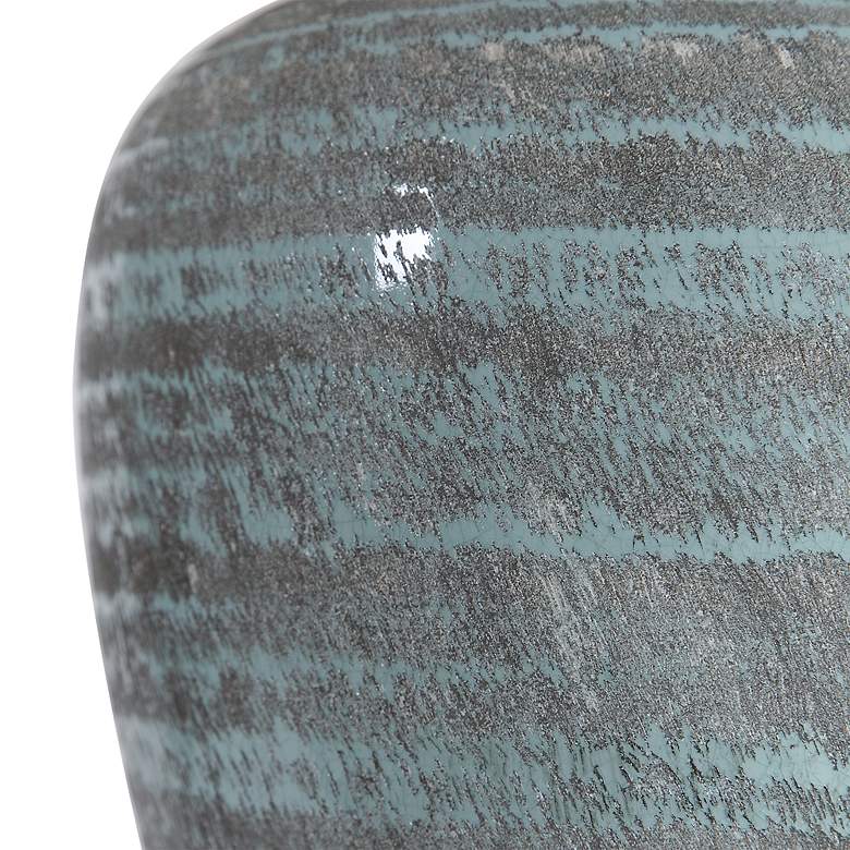 Image 5 Uttermost Pelia 27 1/2" Blue Gray Coastal Modern Ceramic Table Lamp more views