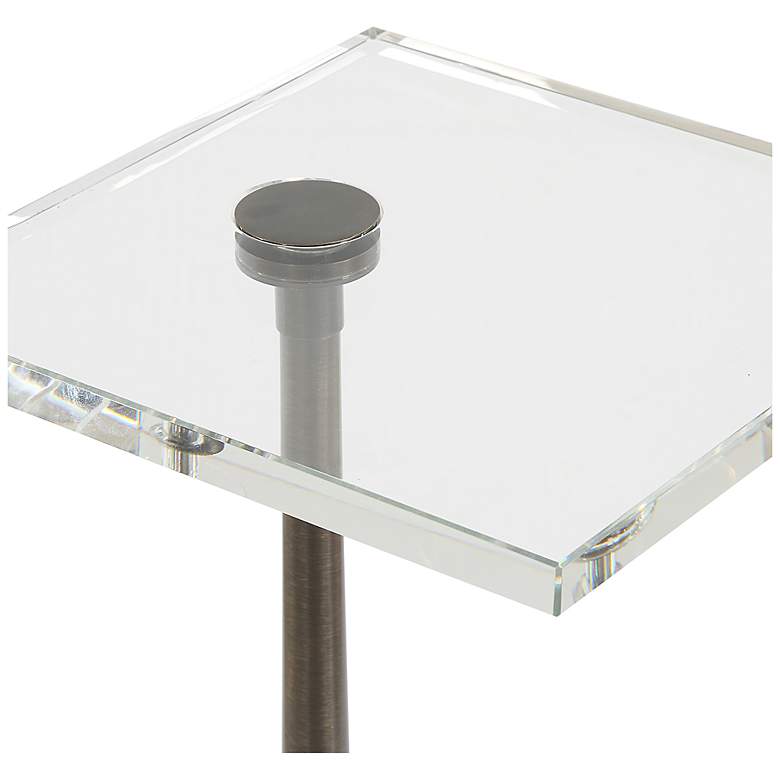 Image 7 Uttermost Pelton 24" High White Marble Drink Table more views