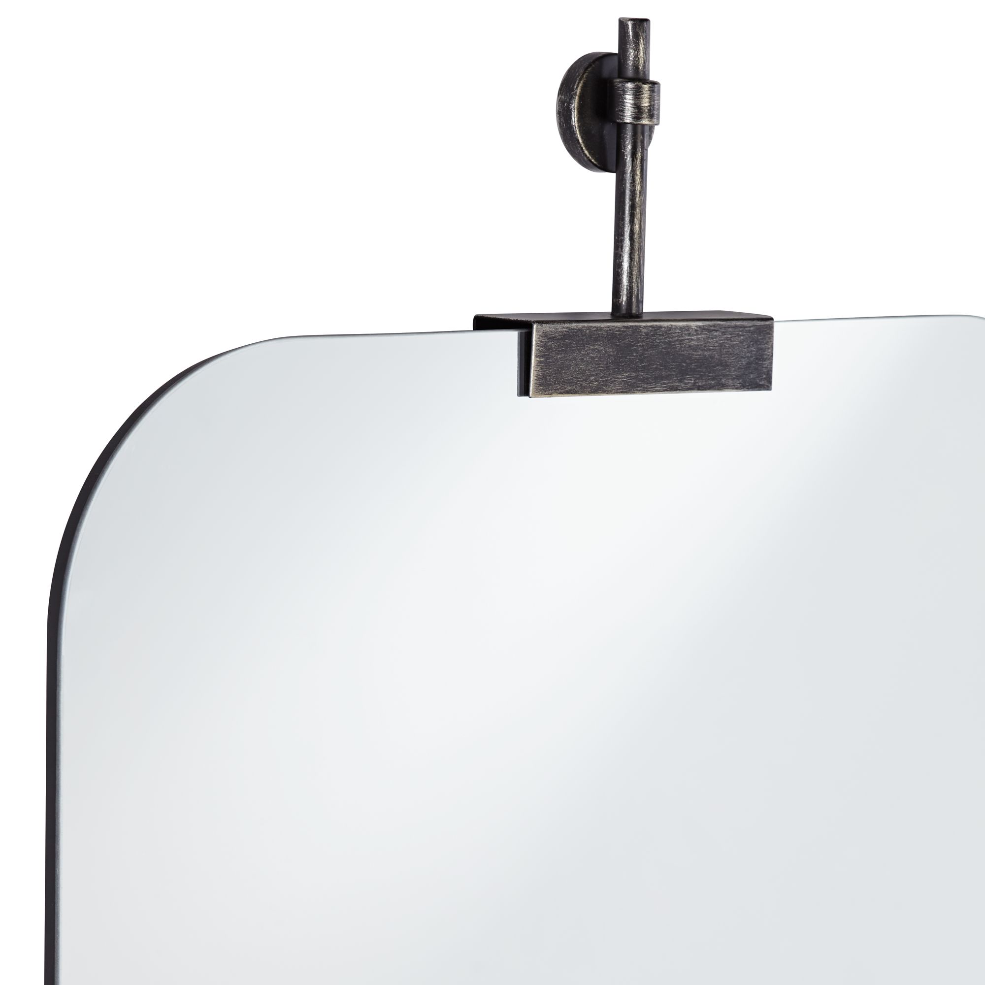 Image 2 Uttermost Penbrook 24x42" Black and Polished Edge Wall Mirror more views