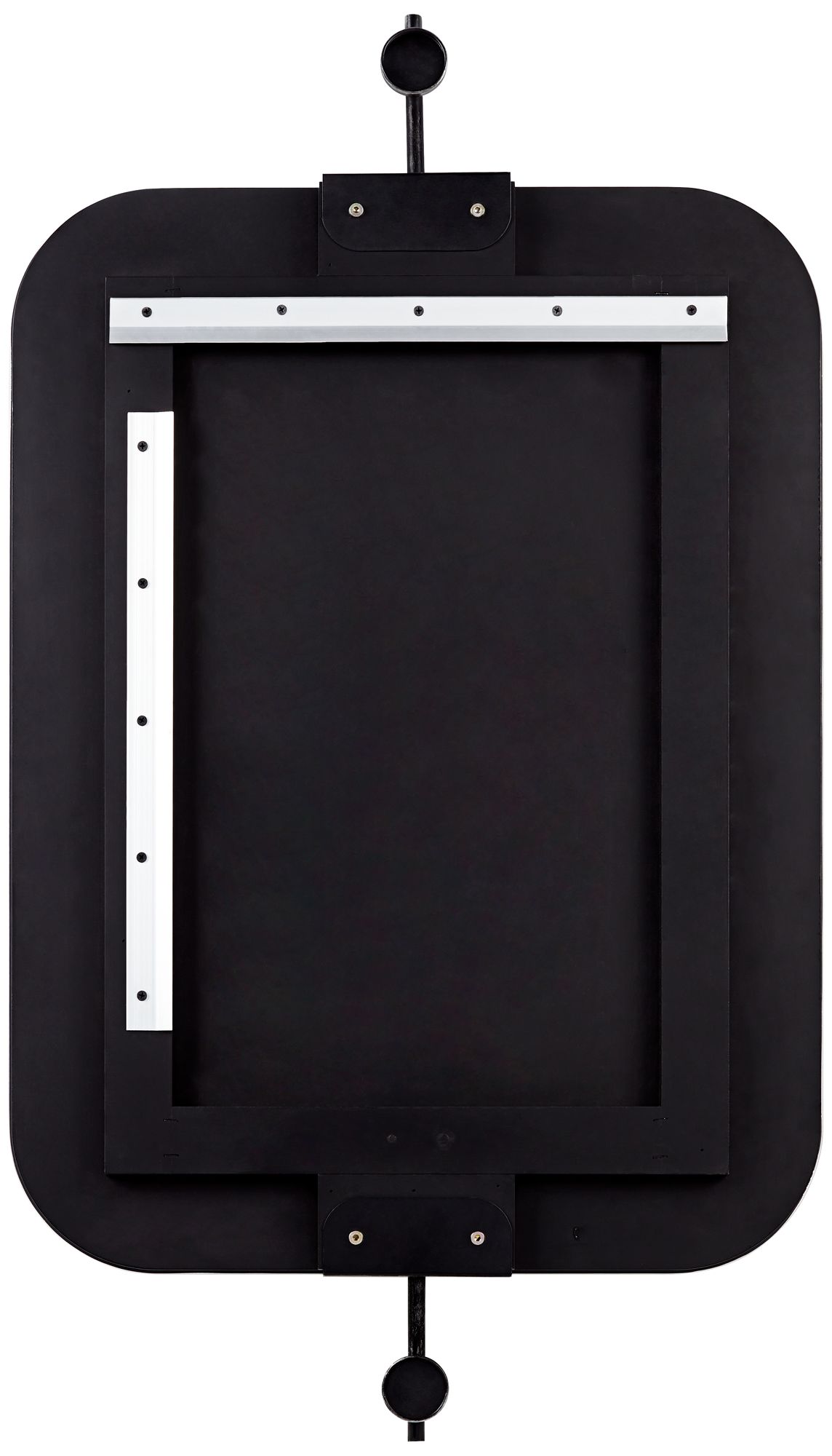 Image 7 Uttermost Penbrook 24x42" Polished Edge Wall Mirror Black Set of 2 more views