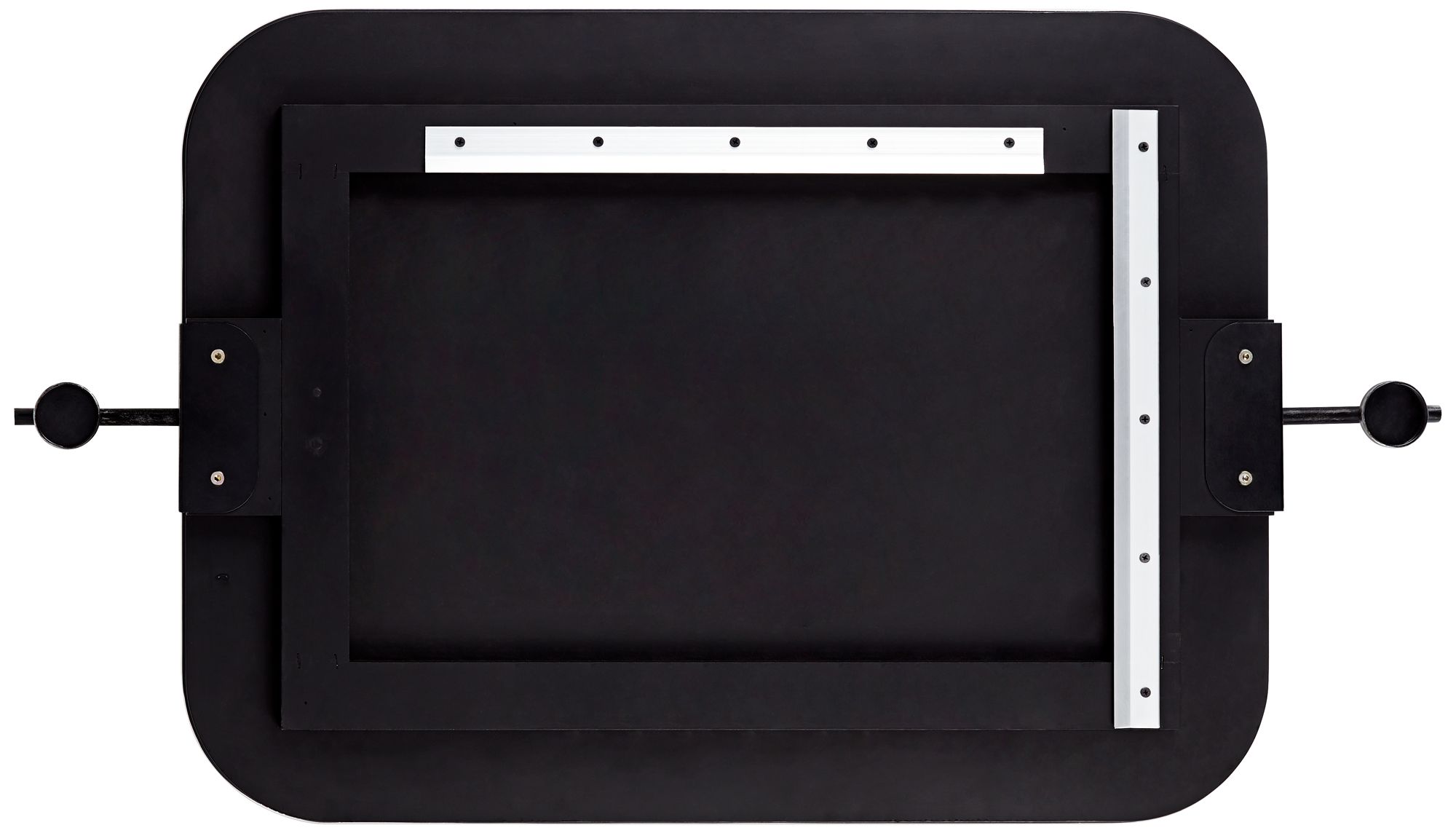Uttermost Penbrook 24x42" Polished Edge Wall Mirror Black Set of 2