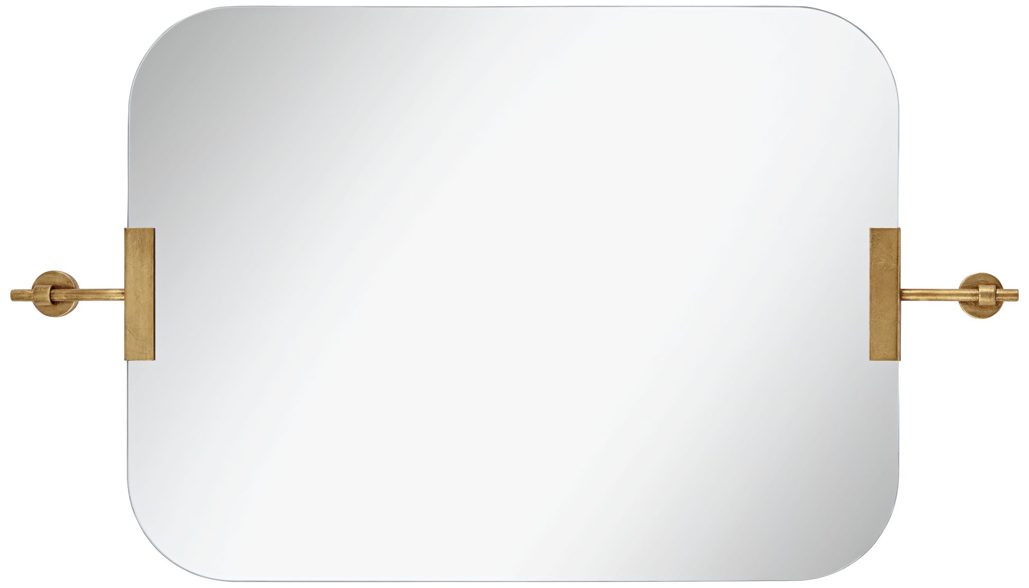 Image 4 Uttermost Penbrook 24x42" Polished Edge Wall Mirror Warm Gold Set of 2 more views