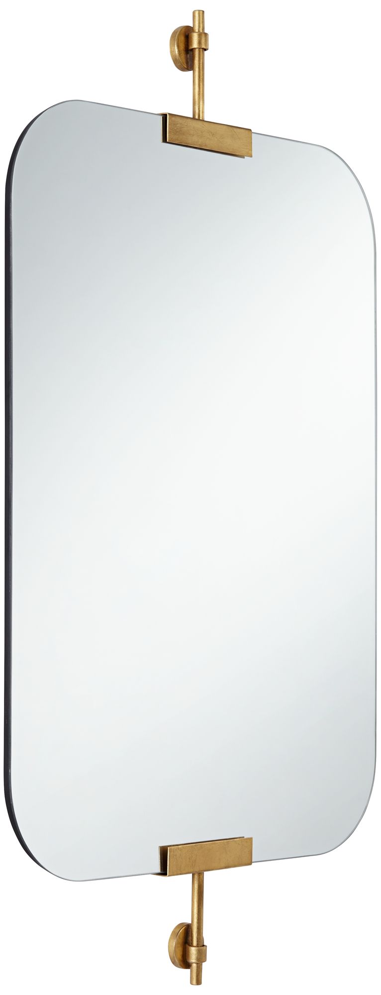 Image 5 Uttermost Penbrook 24x42" Polished Edge Wall Mirror Warm Gold Set of 2 more views