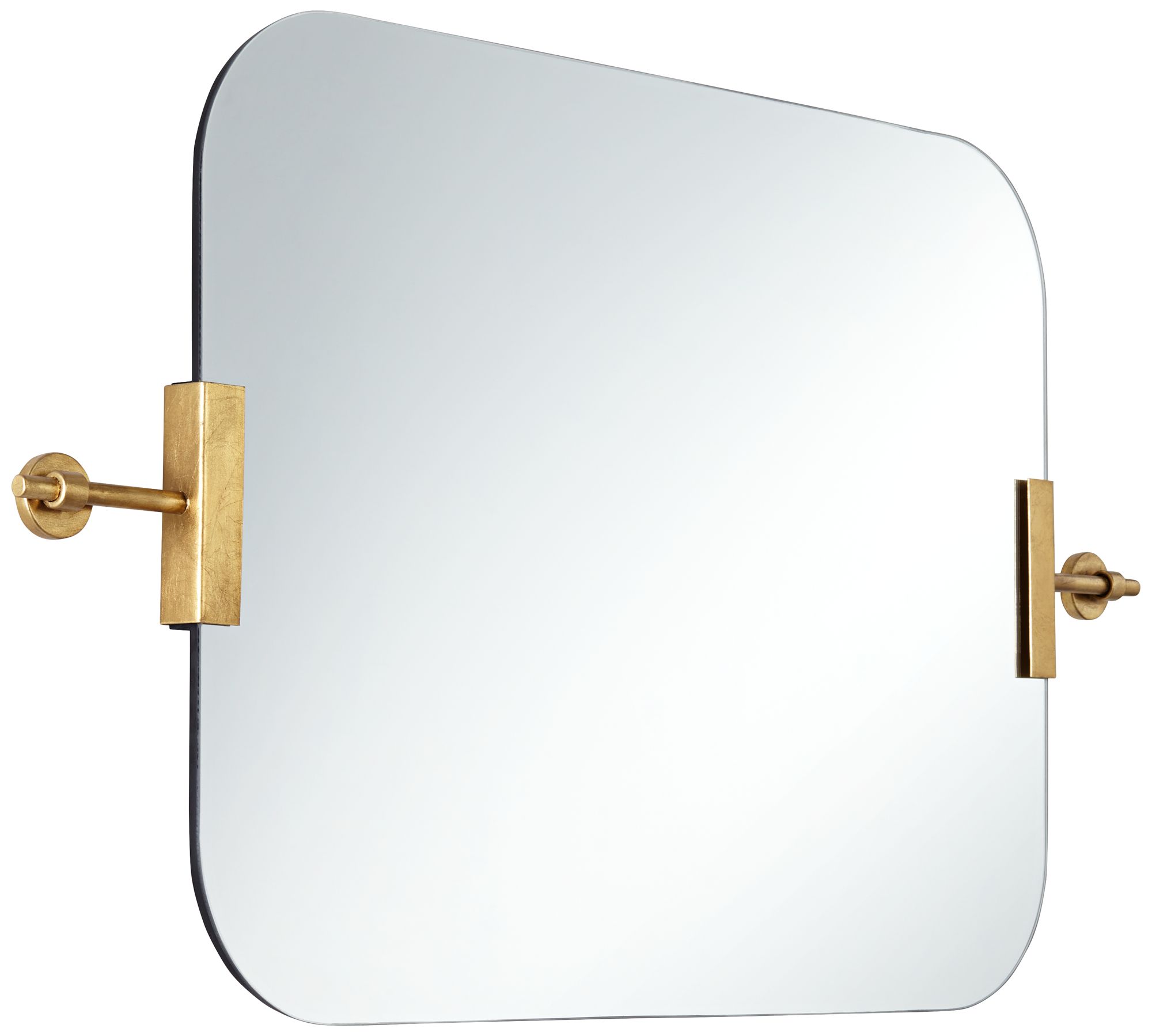Image 6 Uttermost Penbrook 24x42" Polished Edge Wall Mirror Warm Gold Set of 2 more views
