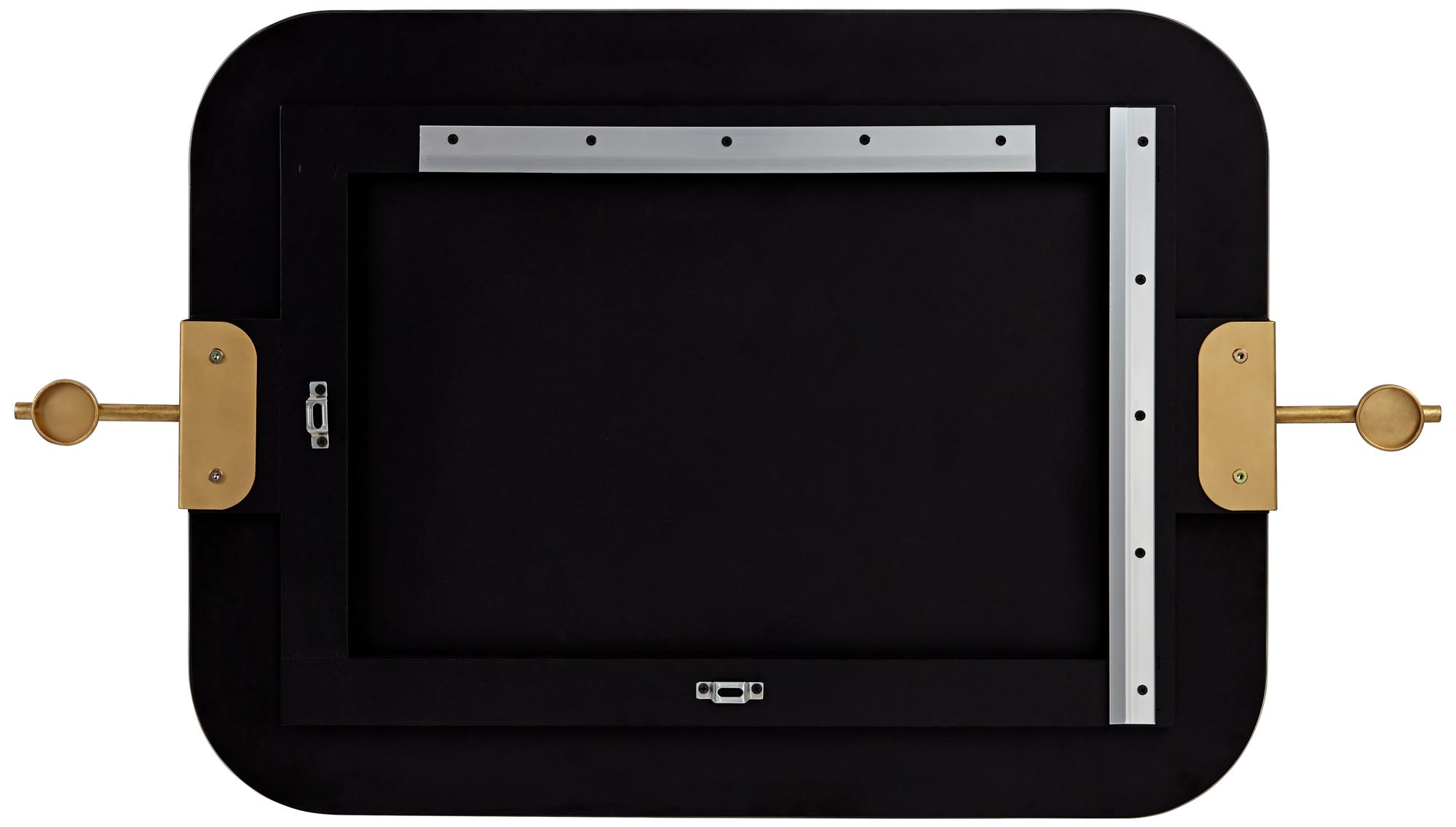 Uttermost Penbrook 24x42" Polished Edge Wall Mirror Warm Gold Set of 2