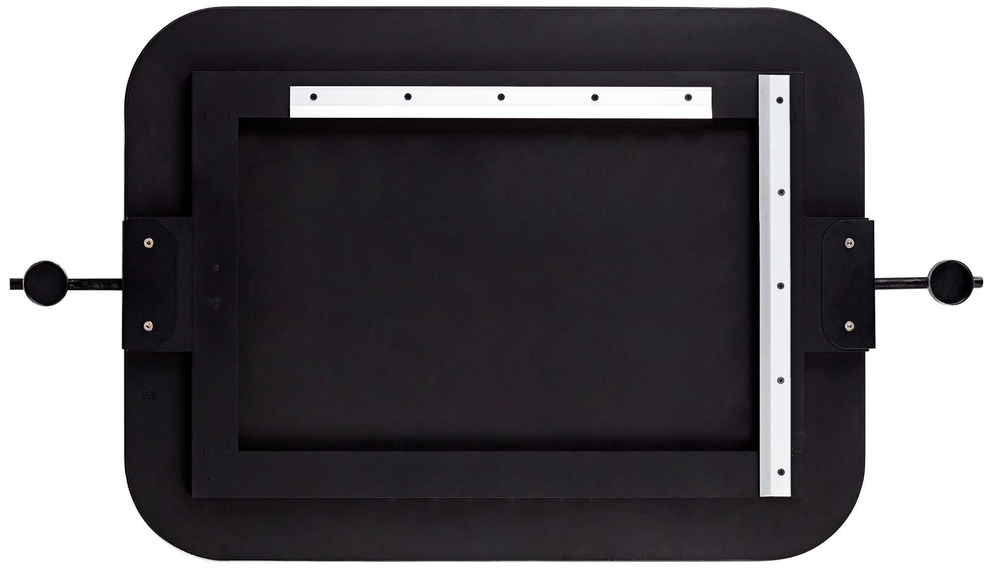 Uttermost Penbrook 24x42" Polished Edge Wall Mirror Weathered Black