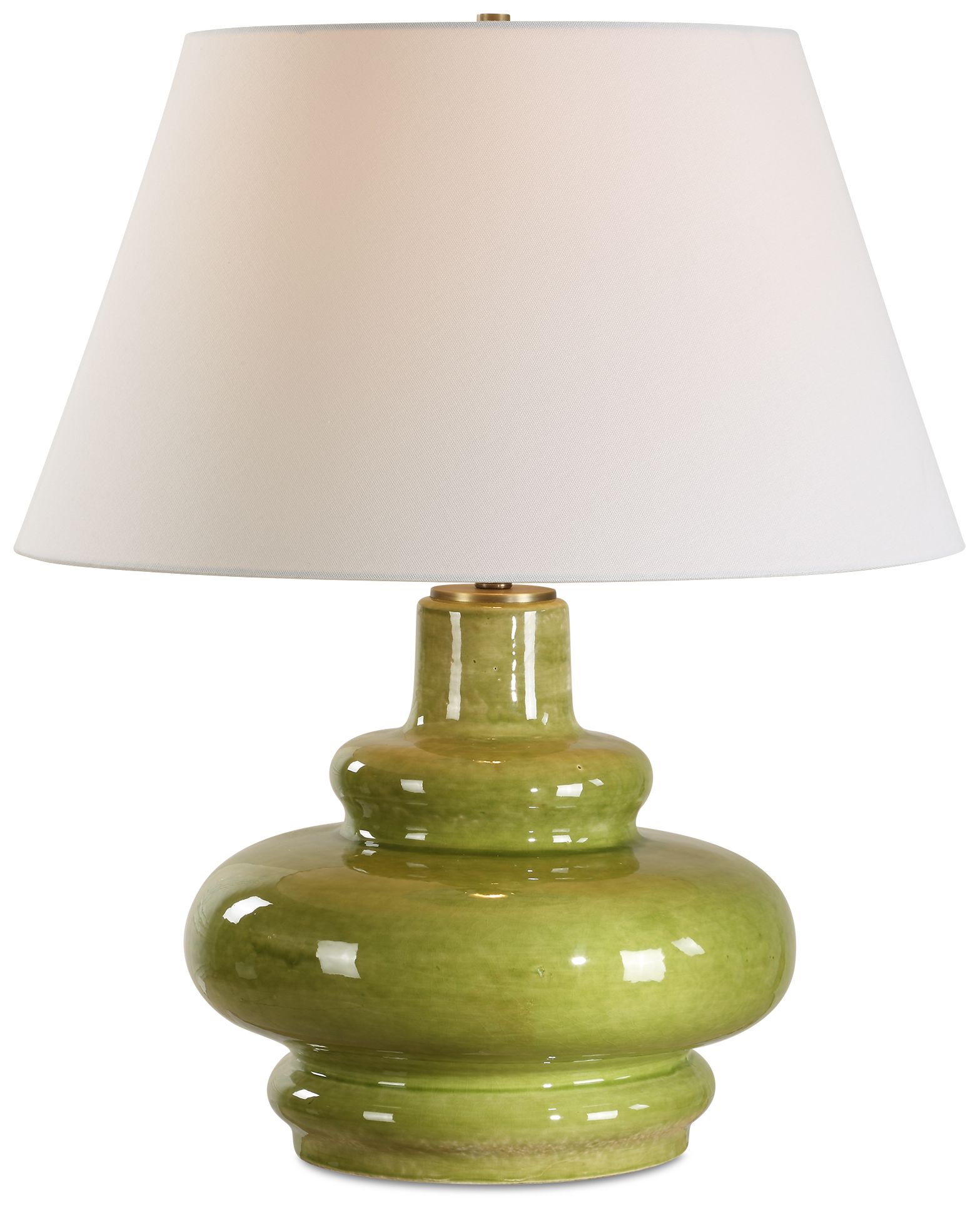 Image 2 Uttermost Penny 25 1/2" Green Porcelain